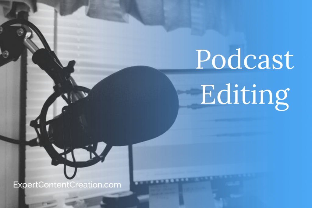 Podcast editing by content creator Robin Smith.  Learn what is included and how to avoid the stress and technical issues of podcasting.